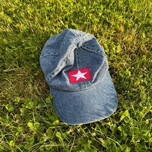 Vintage 90s Star Denim Baseball Cap